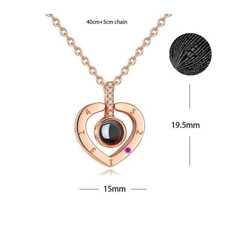 Collar Te Amo en 100 Idiomas